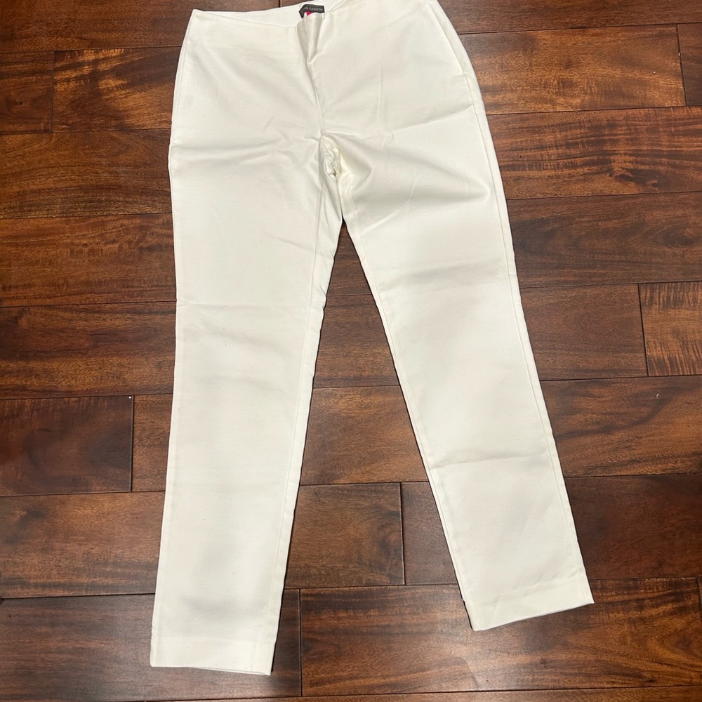 Vince Camuto White Ankle Pants
